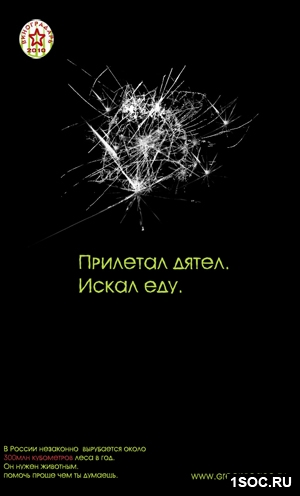 Печатная реклама. Дятел Малый виноградарь 2010